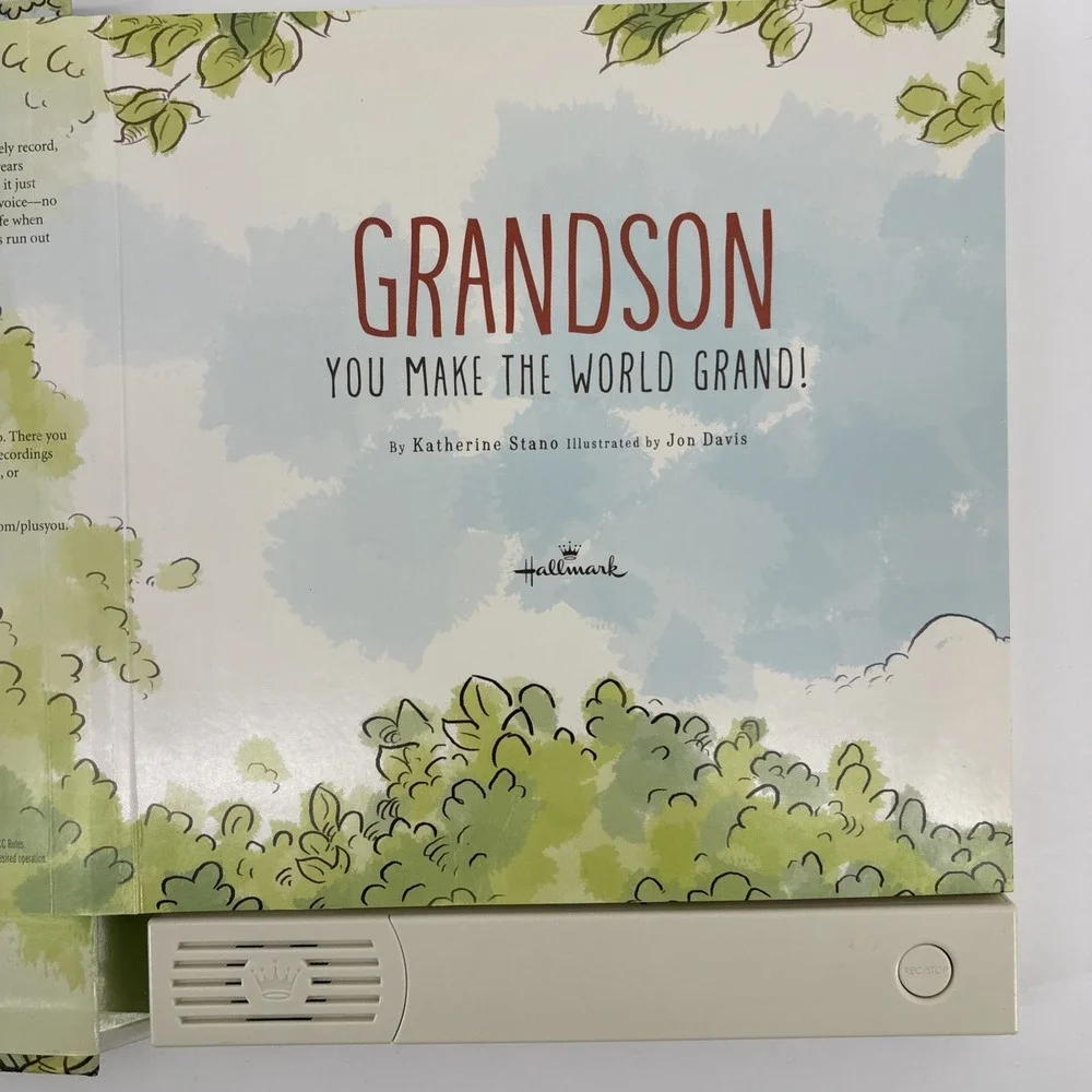 Grandson You Make the World Grand Hallmark Recordable Story Book Tested‎